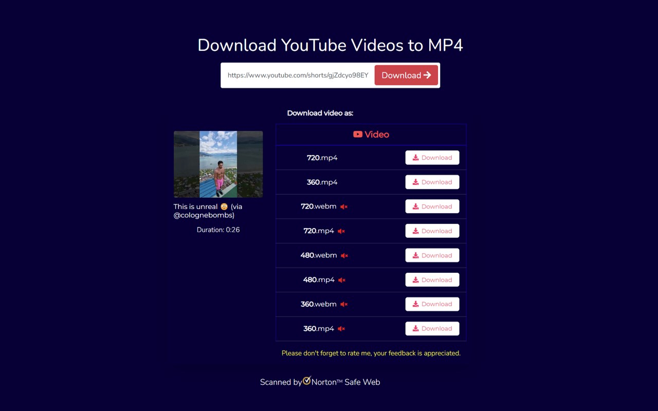 ssYoutube - Video Downloader