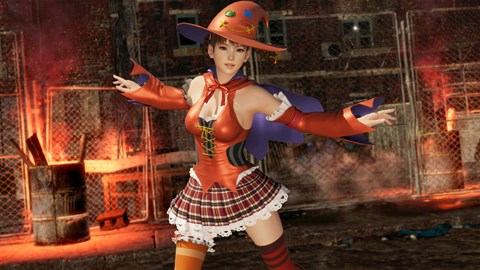 Traje de Fiesta de brujas de DOA6 - Leifang