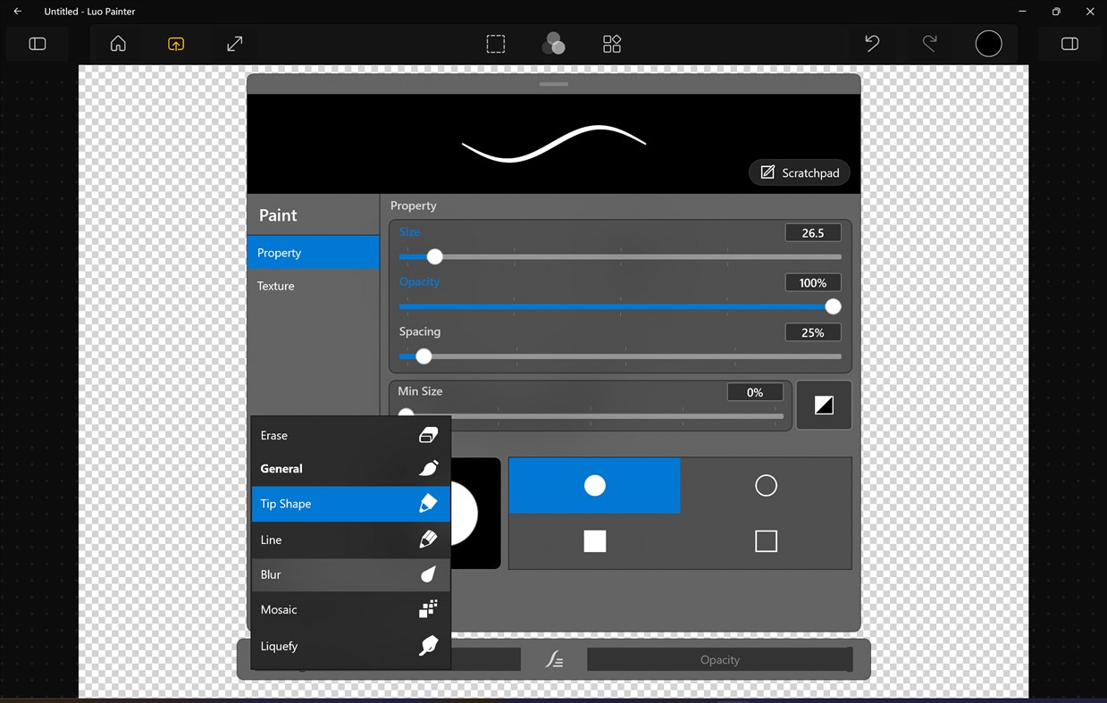 #7. Luo Painter (Windows) Με: 淹死的鱼ysdy44
