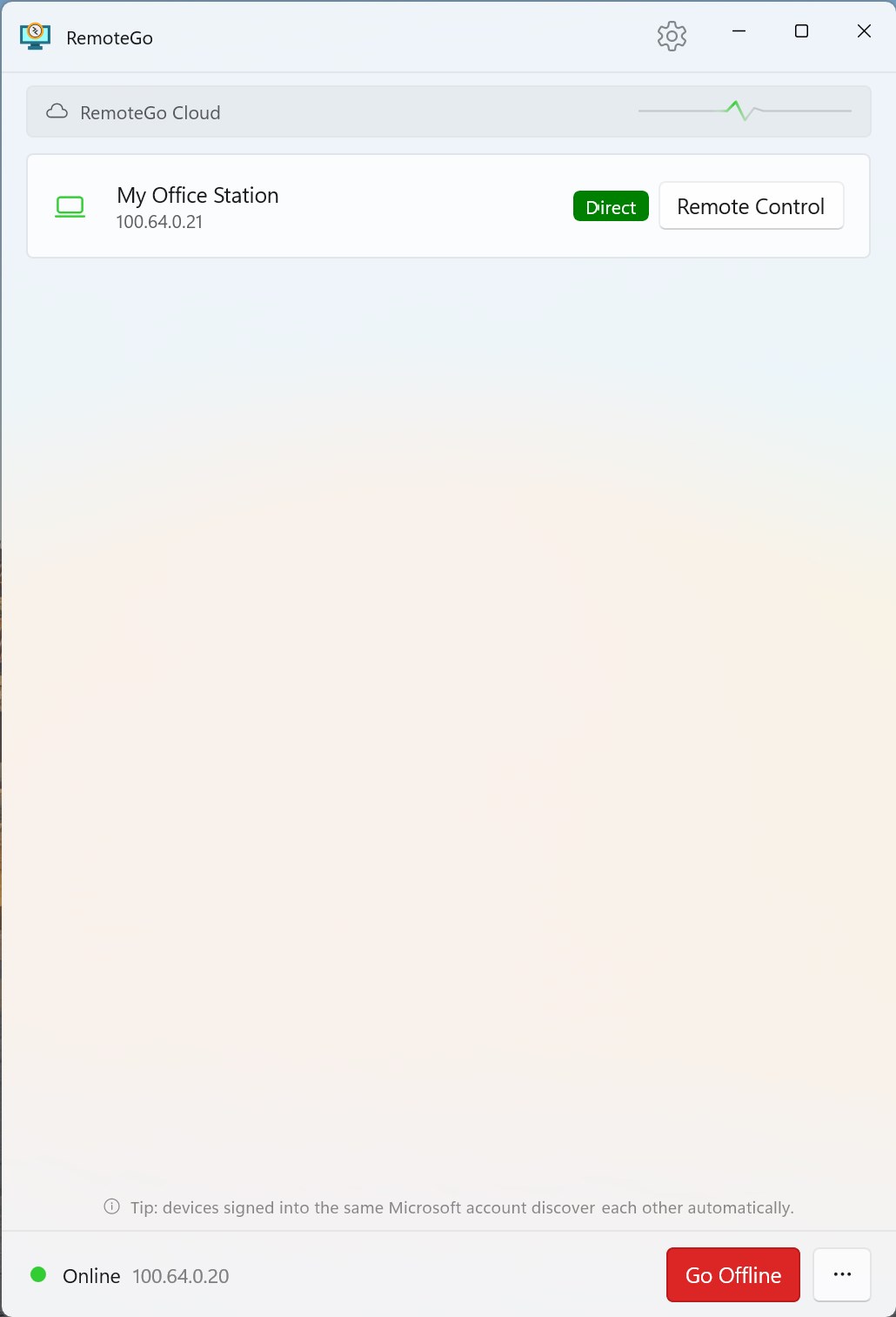 Remote Go - Remote Control screenshot