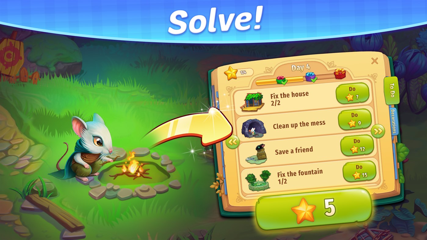 #5. Strongblade - Match 3 Puzzle Game (Windows) بواسطة: MATRYOSHKA GAMES (CY) LTD