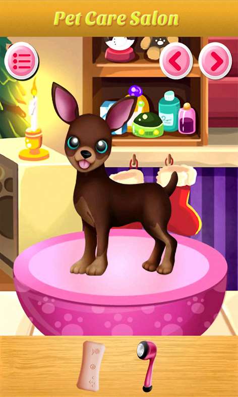 Sweet Dog Pet Care & Dress Up Screenshots 2