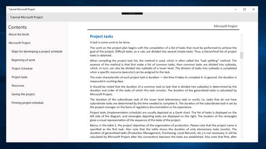 Tutorial Microsoft Project for beginners screenshot 3