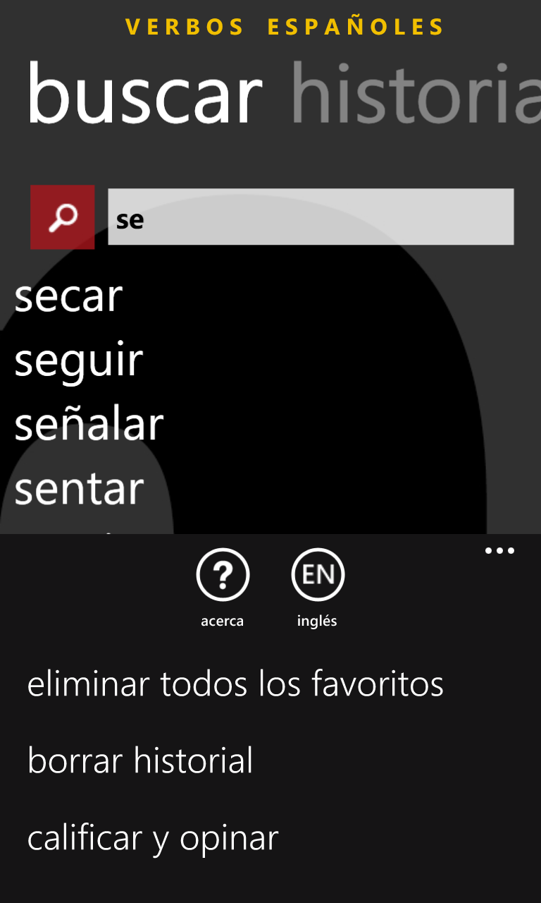 Screenshot 6 Verbos windows
