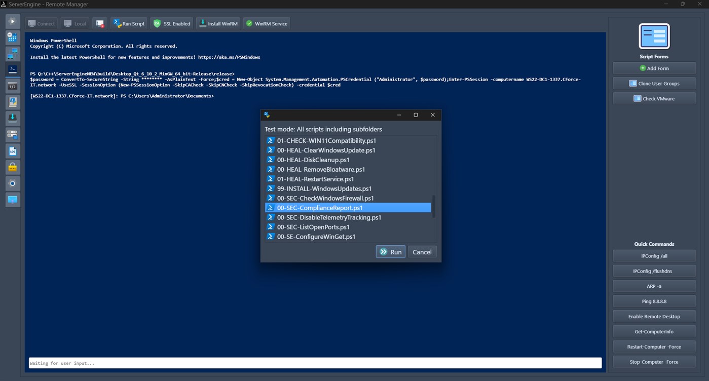 #10. ServerEngine (Windows) De: CForce-IT, Claudio Orlando