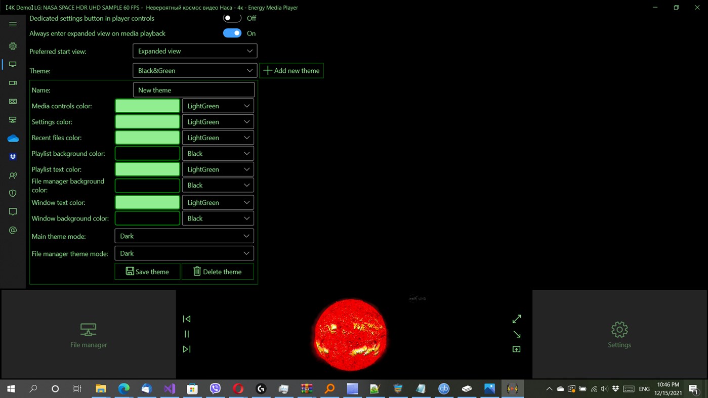 #7. Energy Media Player for Windows (Windows) 由: DimitrovDev