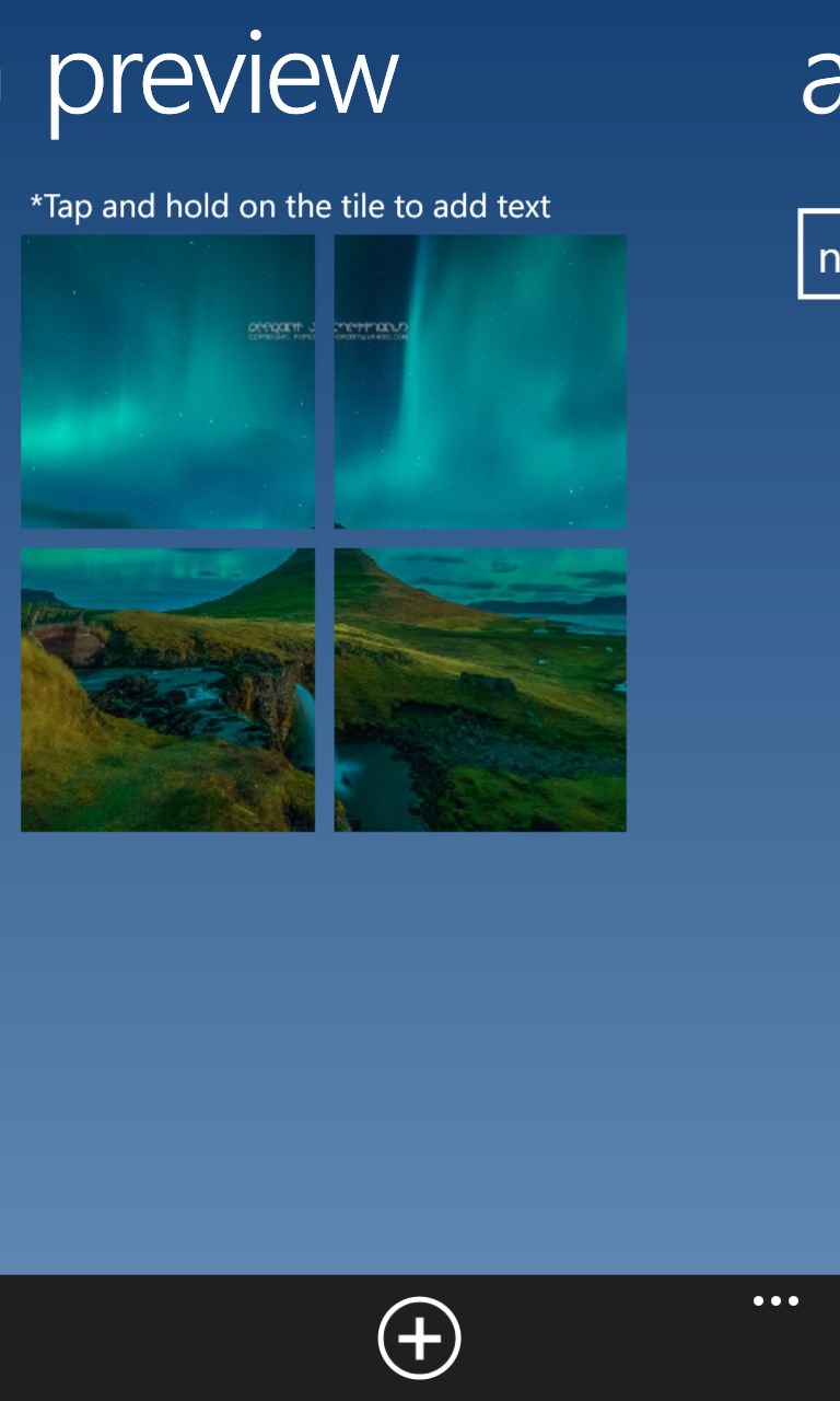 Custom Tiles Maker for Windows 10 Mobile