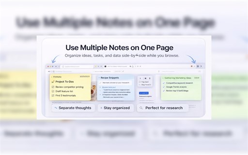 PinNote — Sticky Notes for Any Website