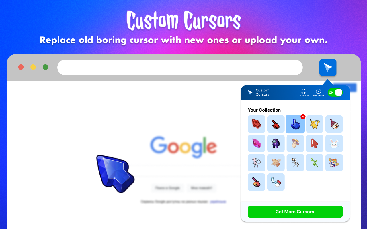 Cute Custom Mouse Cursors for Edge