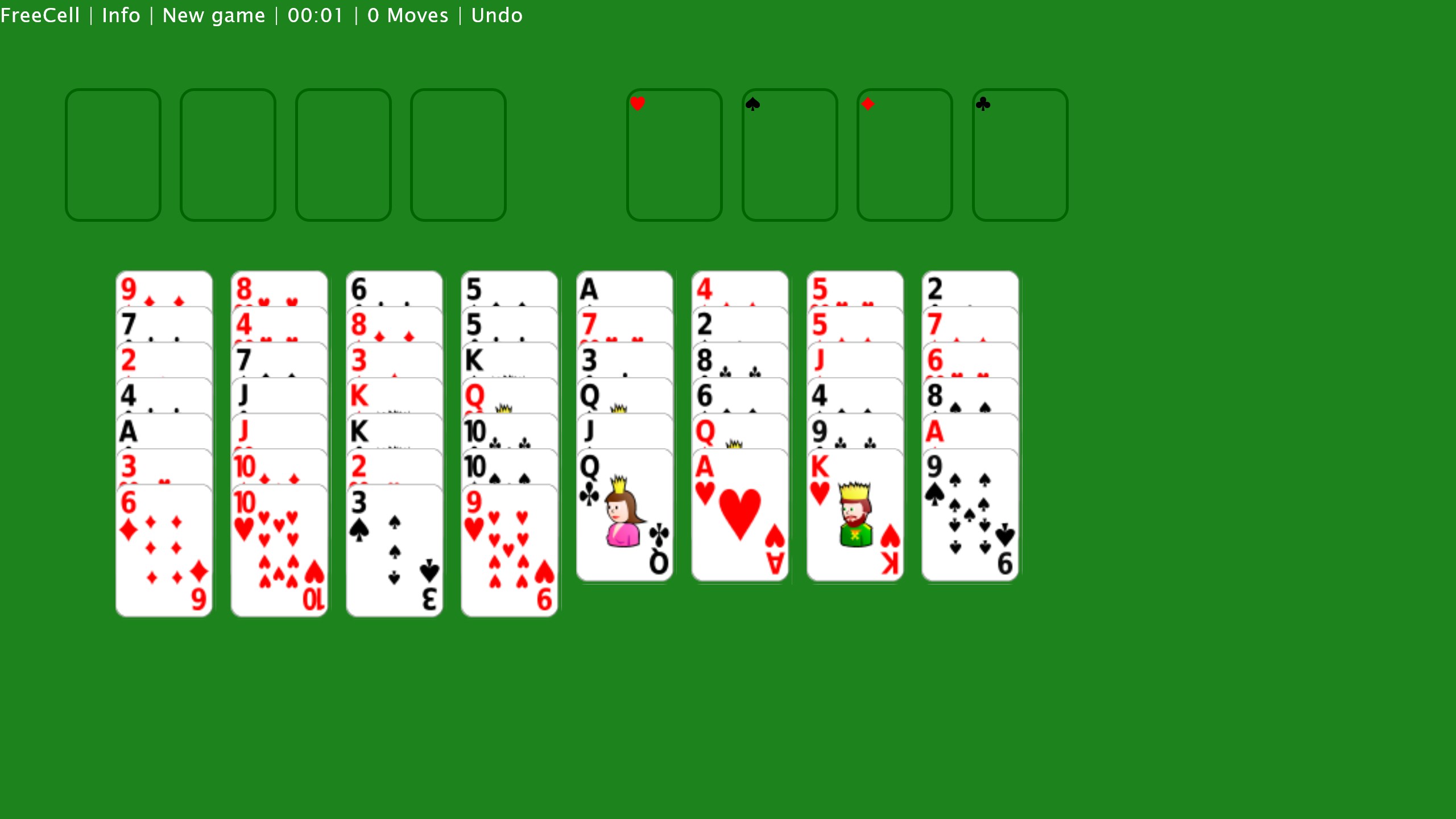 Пасьянс freecell играть