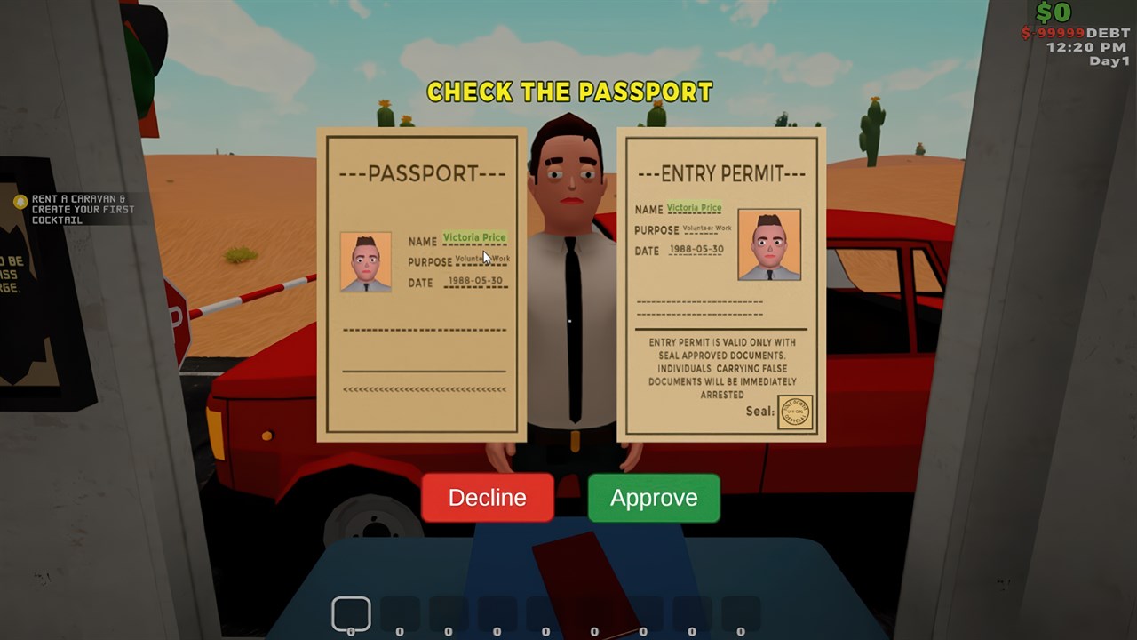 Toll Booth Simulator screenshot 1