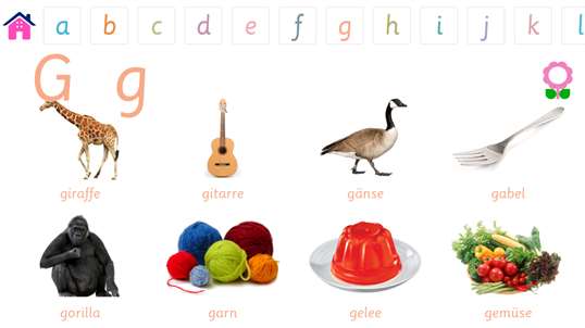 Alphabet und Wortschatz-Buch für Kinder (Wörterbuch für Kindergarten und Vorschule) screenshot 6