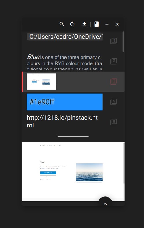 #1. PinStack (Windows) Ved: Corey