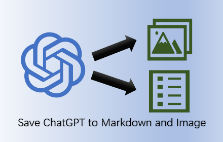 ChatGPT Share 2.0 - Markdown & Image small promo image