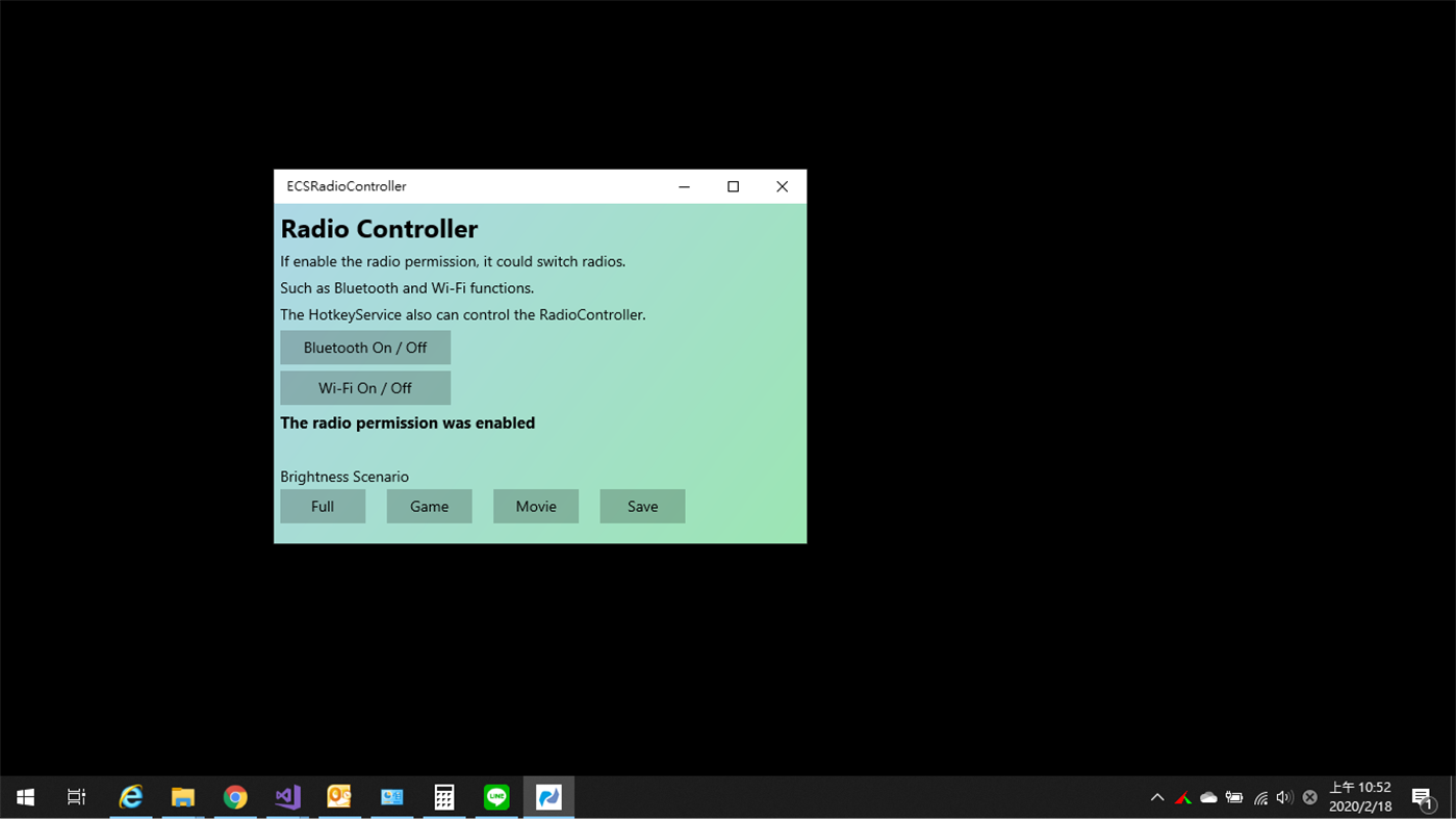 #2. ECSRadioController (Windows) 由: Aric-Chao-Wei