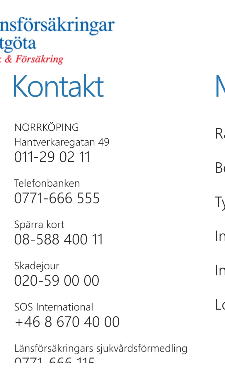 Länsförsäkringar for Windows 10 Mobile