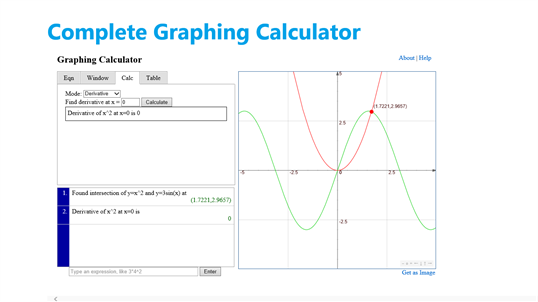 Complete Graphing Calculator screenshot 4