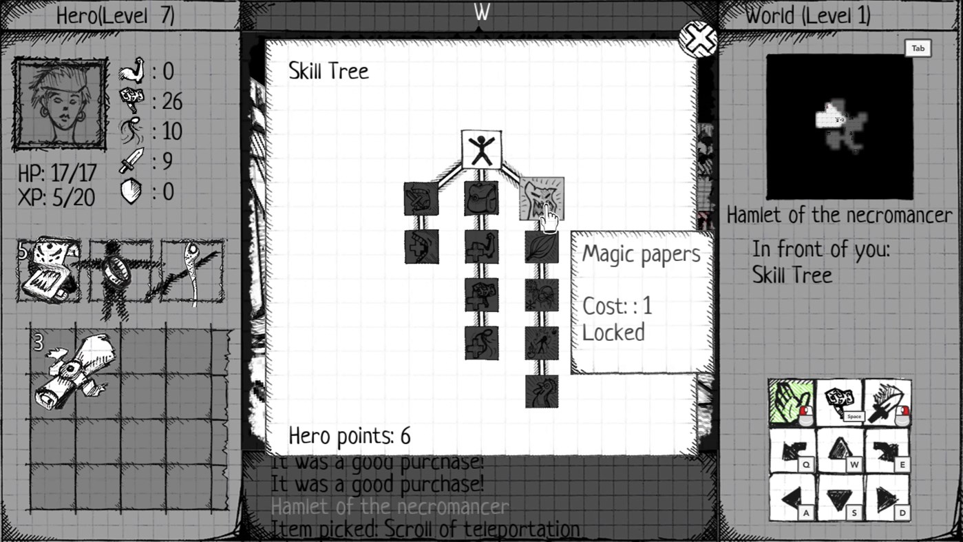 #2. Drawngeon: Dungeons of Ink and Paper (Windows) By: DarkDes Labs
