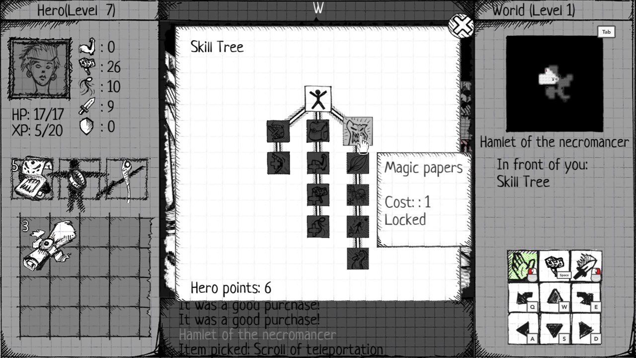 Drawngeon: Dungeons of Ink and Paper screenshot 3