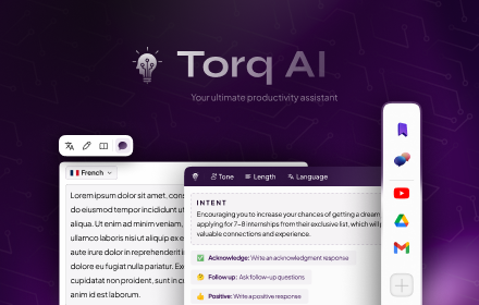 Torq AI: ChatGPT Powered AI Assistant small promo image