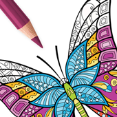 Butterfly Coloring Pages for Adults: Coloring Book