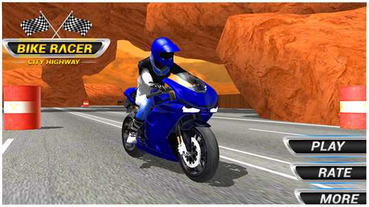 Bike Racer City Highway - Motorcycle Stunts Racing screenshot 1