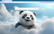 Panda In The Wonderland Cute Edge Theme