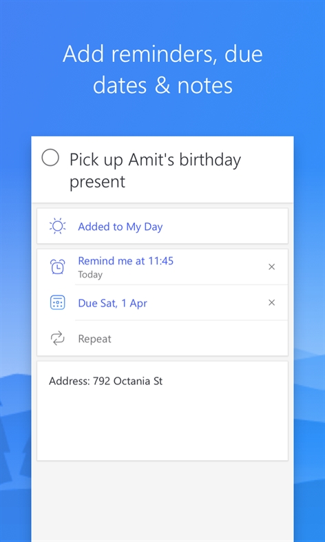 Microsoft To-Do Screenshot