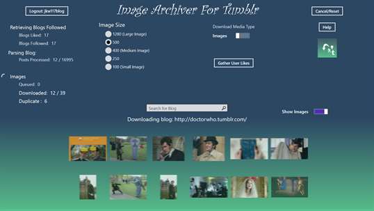 Image Archiver for Tumblr screenshot 3