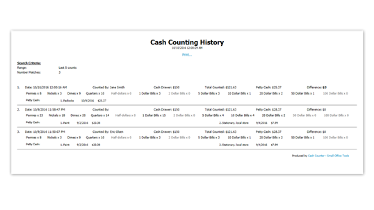 Cash Counter - Small Office Tools screenshot 3