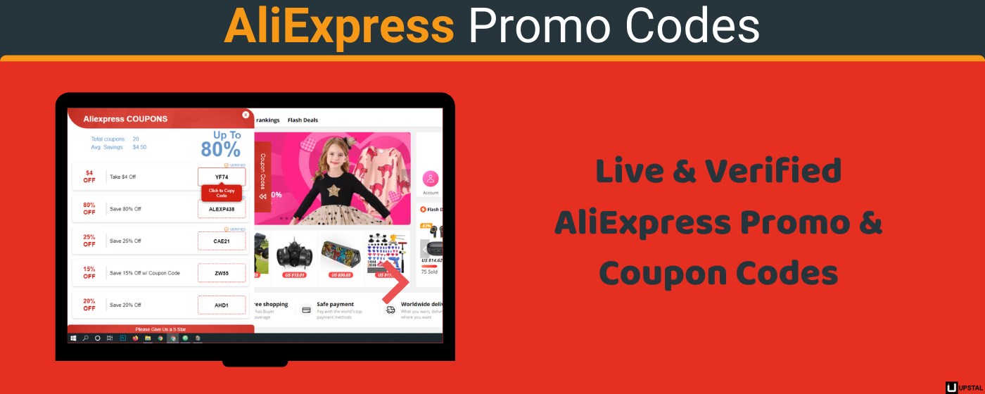 Aliexpress Coupons & Promo Codes promo image