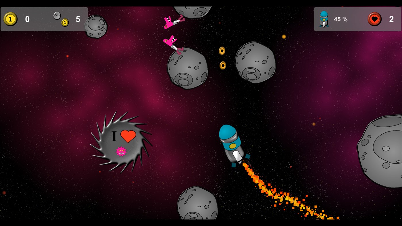 #3. Astro Mike - Find My Spaceship (Windows) Podle: Christian Berge