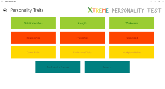 Xtreme Personality Test screenshot 4
