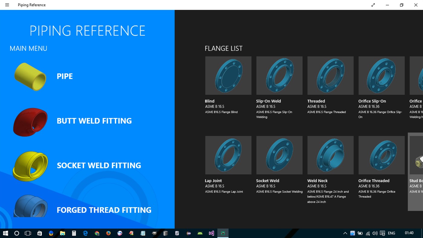 #1. Piping Reference (Windows) Podle: Technocom 50