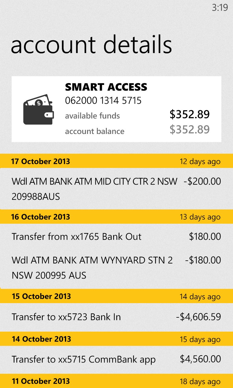 CommBank for Windows 10 Mobile