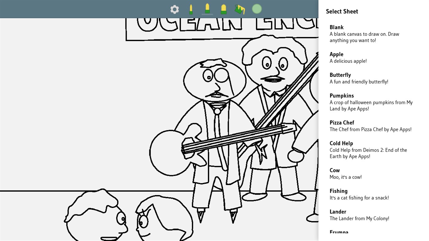 #3. Coloring Book by Ape Apps (Windows) Von: Ape Apps