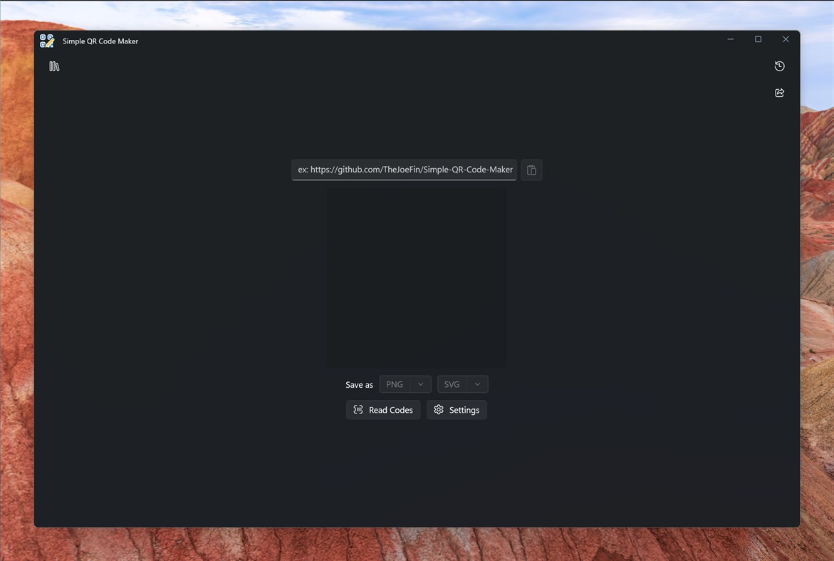 #1. Simple QR Code Maker (Windows) By: JoeFinApps