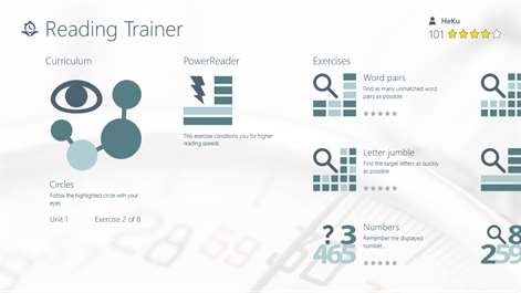 Reading Trainer Screenshots 1