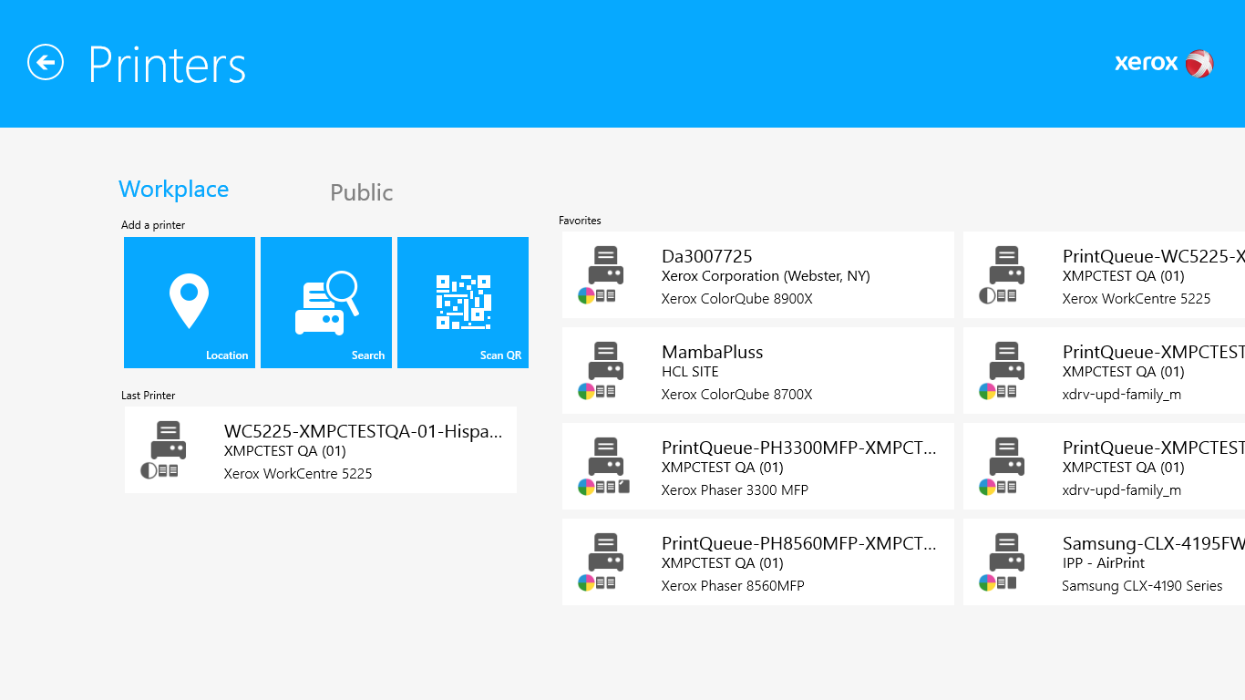 Xerox Print Portal for Windows 10