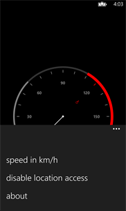 Speedometer screenshot 2