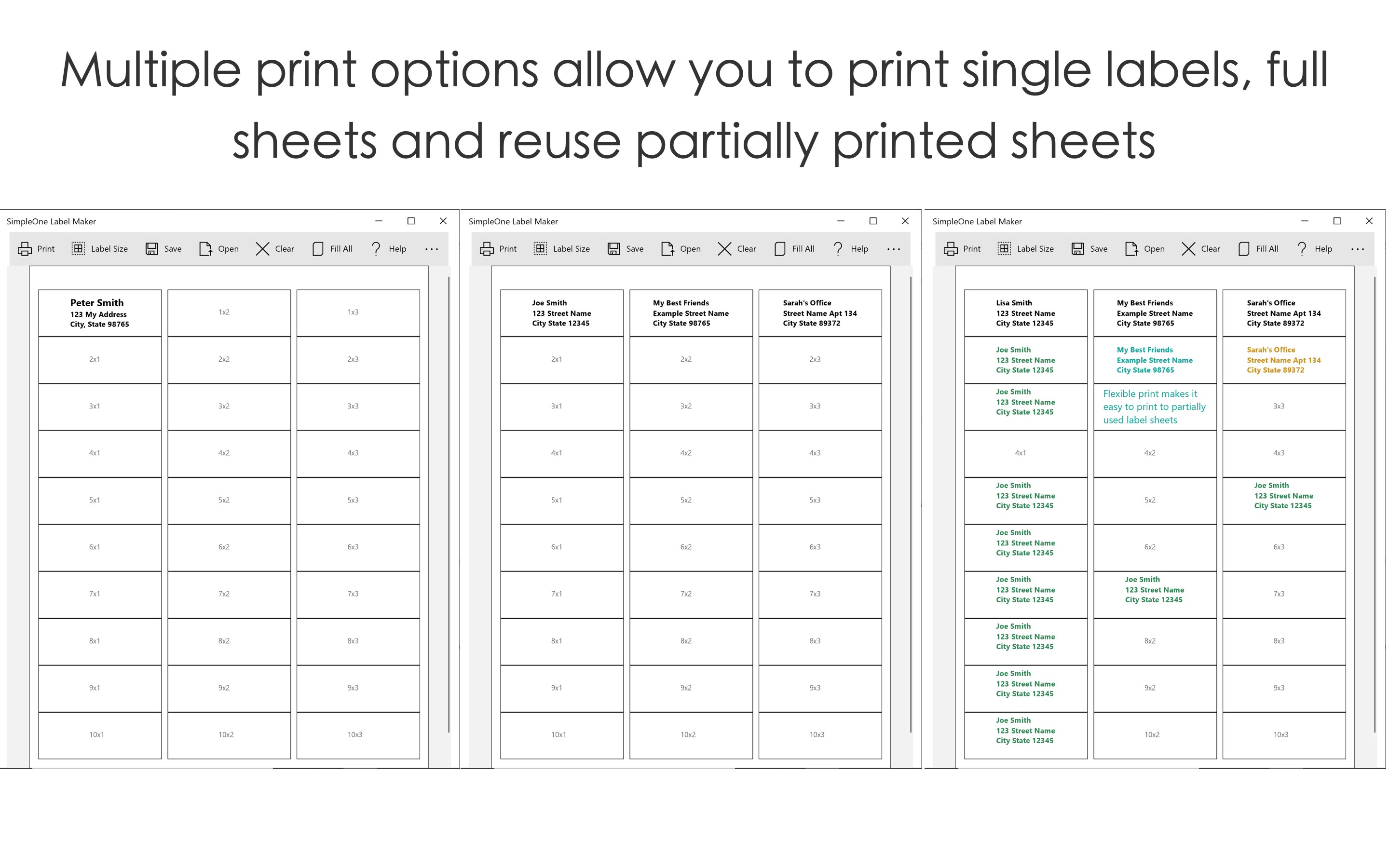 simple one label maker