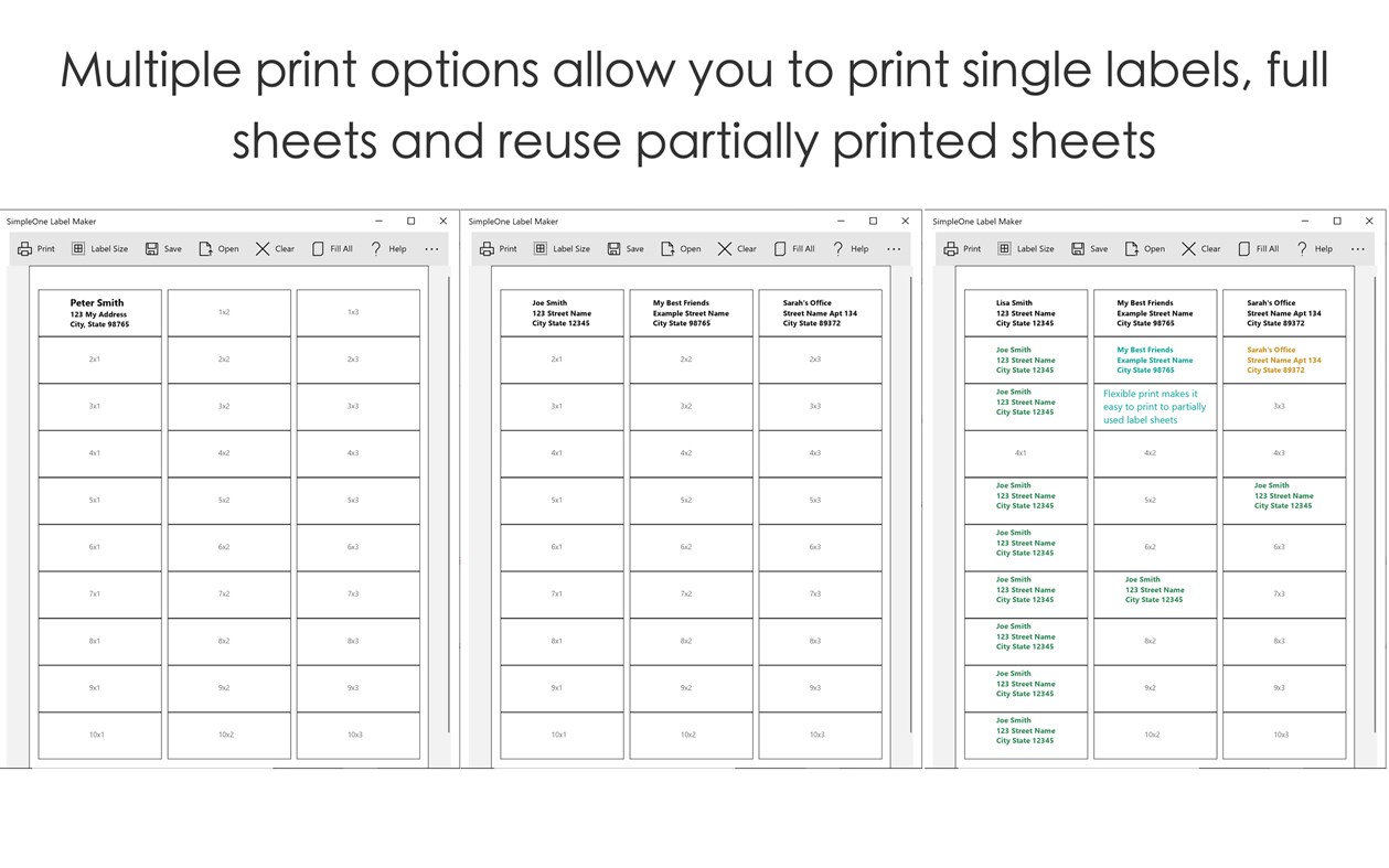 #3. SimpleOne Label Maker (Windows) 来自: Aidaluu Inc.