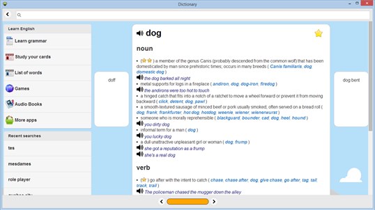 English Dictionary by Beelingo.com screenshot