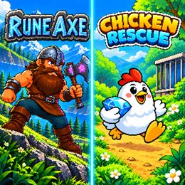 Aperçu Rune Axe + Chicken Rescue (Bundle)