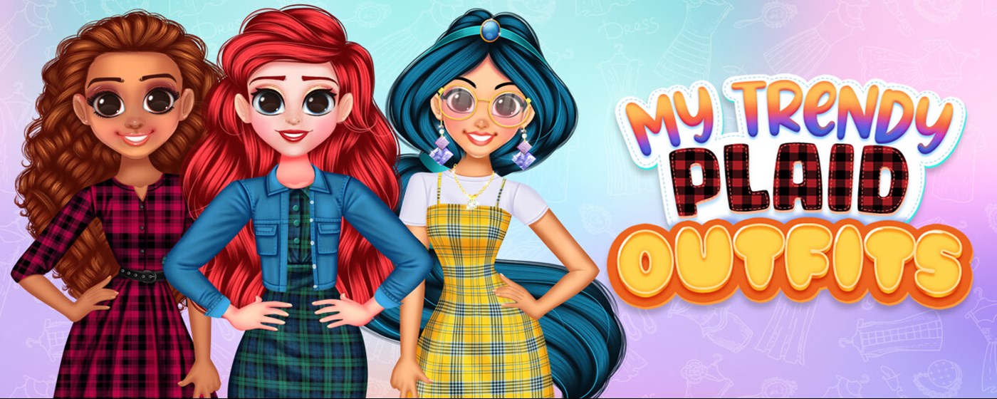My Trendy Plaid Outfits Game marquee promo image
