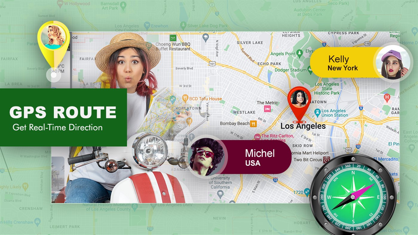 #3. Maps - Transit & Food, GPS Navigation (Windows) 作者: PicsCanvas