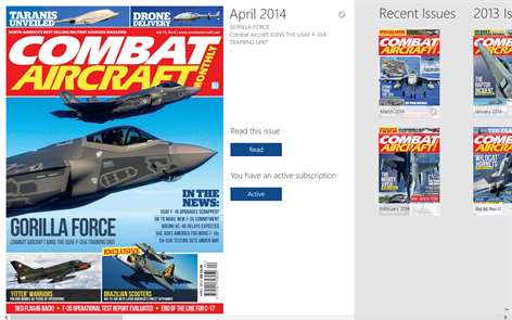 Combat Aircraft Magazine Screenshots 1