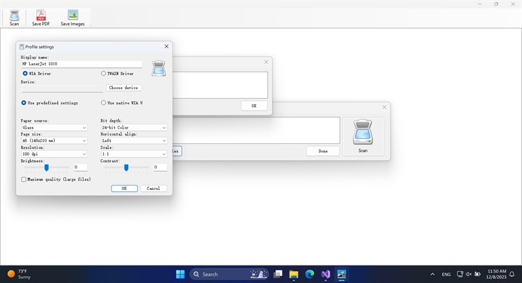 Scan documents to PDF - PC - (Windows)