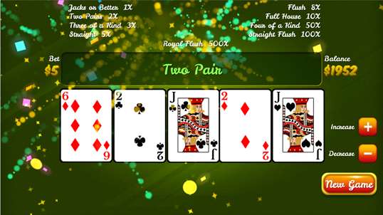 Vegas Video Poker screenshot 4