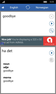 Norwegian - English Translator screenshot 2